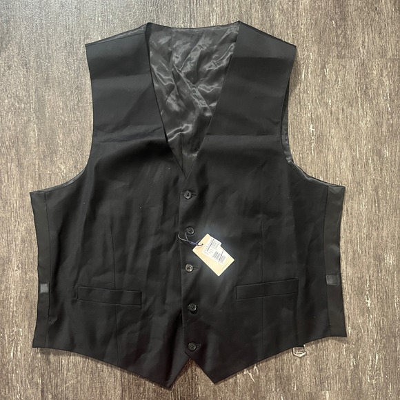 Peter Millar Other - Peter Millar Black Classic Vest Men's Size 48R Formal Suit Separate MSRP $339